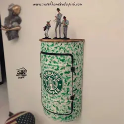 میز بار بشکه ای دیواری