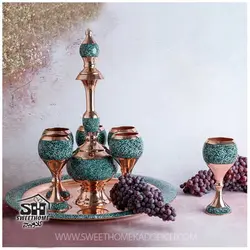 سرویس شربت خوری فیروزه کوبی
