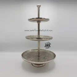 ظروف پذیرایی طرح پوست مار سیلور