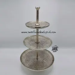 ظروف پذیرایی طرح پوست مار سیلور