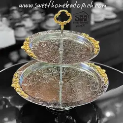 ظروف پذیرایی فلزی طرح دار