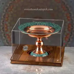 پک شیرینی خوری فیروزه کوبی با باکس پلکسی