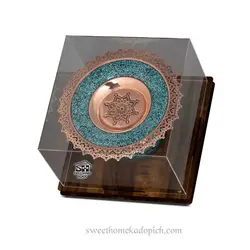 پک شیرینی خوری فیروزه کوبی با باکس پلکسی