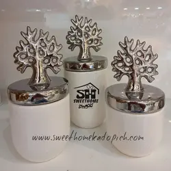 بانکه سرامیکی مدل درب درختی