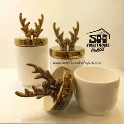 بانکه سرامیکی مدل درب گوزنی