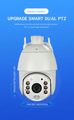 دوربین چرخشی خورشیدی مدل سیم کارتی(8w power solar panel)