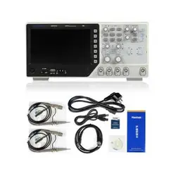 اسیلوسکوپ دیجیتال 200 مگاهرتز 4 کاناله با فانکشن ژنراتور هانتک مدل DSO-4204C
