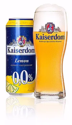 آبجو کایزردوم با طعم لیمو ( بدون الکل ) 500 میل Kaiserdom lemon