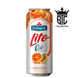 آبجو کالناپیلیس با طعم گریپ فورت  (بدون الکل) 500 میل kalnapilis lite