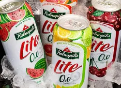 آبجو کالناپیلیس با طعم گریپ فورت  (بدون الکل) 500 میل kalnapilis lite