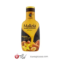 شامپو بدن برند MALIZIA رایحه آرگان و وانیل حجم 1 لیتر