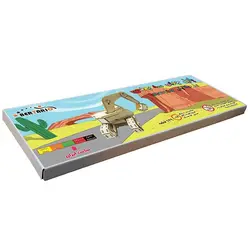 پازل چوبی سه بعدی برتاریو مدل بیل مکانیکی