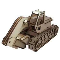 پازل چوبی سه بعدی برتاریو مدل بیل مکانیکی