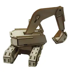 پازل چوبی سه بعدی برتاریو مدل بیل مکانیکی