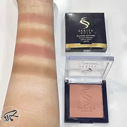 رژگونه هایلایتر و کانتور ساریسا گلد Sarisa Gold Compact Powder