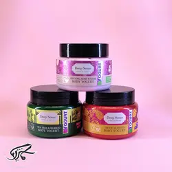 ماست آبرسان بدن گلاب دیپ سنس (مناسب پوست حساس)Deep Sense