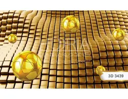 پوستر سه بعدی توپ طلایی کد  3D 3439
