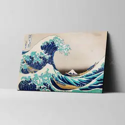 تابلو شاسی آواویز مدل دریای طوفانی ژاپنی کد 4G486