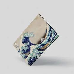 تابلو شاسی آواویز مدل دریای طوفانی ژاپنی کد 4G486