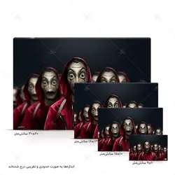 تابلو شاسی آواویز مدل سریال Money Heist خانه کاغذی کد 4G478