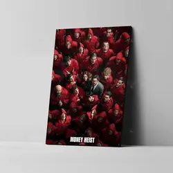 تابلو شاسی آواویز مدل سریال Money Heist خانه کاغذی کد 4G479