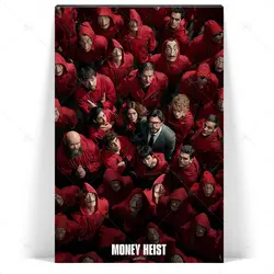 تابلو شاسی آواویز مدل سریال Money Heist خانه کاغذی کد 4G479