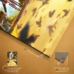 تابلو شاسی آواویز مدل نقاشی طرح دختر دوچرخه سوار کد 4G466