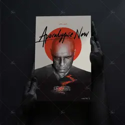 تابلو شاسی آواویز مدل پوستر فیلم اینک آخرالزمان مارلون براندو کد 4G444