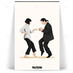 تابلو شاسی آواویز مدل فیلم پالپ فیکشن Pulp Fiction کد 4G622