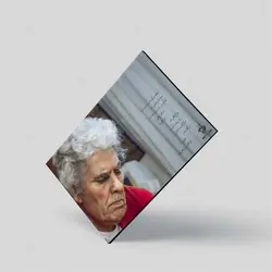 تابلو شاسی آواویز مدل احمد شاملو طرح آنکه می‌گوید دوستت می‌دارم کد 4G588