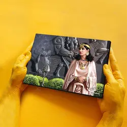 تابلو شاسی طرح بانوی هخامنشی در تخت جمشید کد 4G120