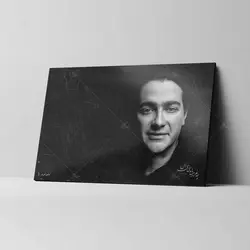 تابلو شاسی آواویز مدل همایون شجریان طرح چه غریب ماندی ای دل کد 4G358