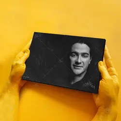 تابلو شاسی آواویز مدل همایون شجریان طرح چه غریب ماندی ای دل کد 4G358