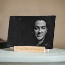 تابلو شاسی آواویز مدل همایون شجریان طرح چه غریب ماندی ای دل کد 4G358