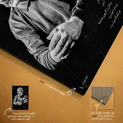 تابلو شاسی آواویز مدل فرهاد مهراد طرح بنفشه‌ها کد 4G403