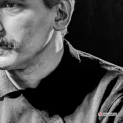 تابلو شاسی آواویز مدل فرهاد مهراد طرح بنفشه‌ها کد 4G403