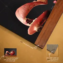 تابلو شاسی آواویز مدل شب یلدا طرح گردش سال فقط یک شب یلدا دارد کد 4G322
