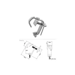 کلمپ استیل کوپو KUPO C-12 HEAVY DUTY STEELG CLAMP | سینما کالا