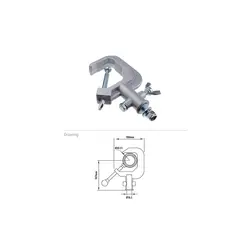 کلمپ کوپو KUPO C-05 ALUMINUM ALLOY HOOK CLAMP | سینما کالا