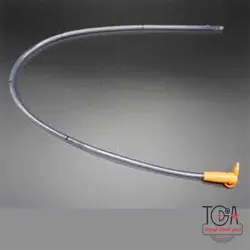 لوله تغذیه نوزاد سیلیکونایز با کلمپ - تجهیز گستران ابوریحان