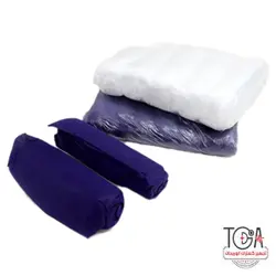 ملحفه تخت دور کش دار یکبار مصرف آبی (220×80)