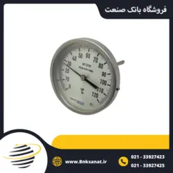 گیج دما ویکا ( WIKA ) آلمان افقی صفحه 10 سانتی متر