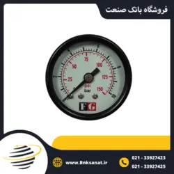گیج فشار FG چین خشک افقی صفحه 4 سانتی متر