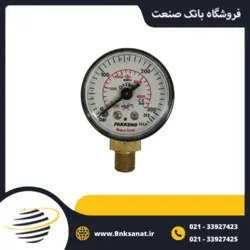 گیج فشار پکنز ( PAKKENS ) ترکیه خشک عمودی صفحه 4 سانتی متر