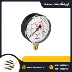 گیج فشار پکنز ( PAKKENS ) ترکیه خشک عمودی صفحه 10 سانتی متر