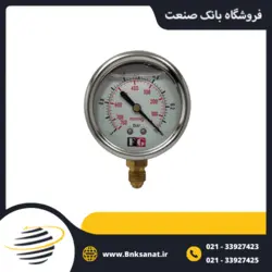 گیج فشار خلاء FG چین روغنی عمودی صفحه 6 سانتی متر