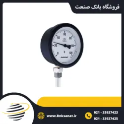 گیج دما پکنز ( PAKKENS ) ترکیه عمودی صفحه 10 سانتی متر