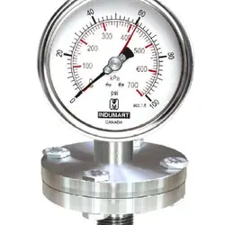 گیج فشار(مانومتر) دیافراگمی تمام استیل