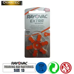 باتری سمعک رایوواک سایز 13 RAYOVAC ده کارتی