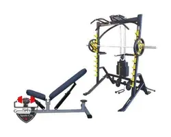 دستگاه بدنسازی به همراه نیمکت